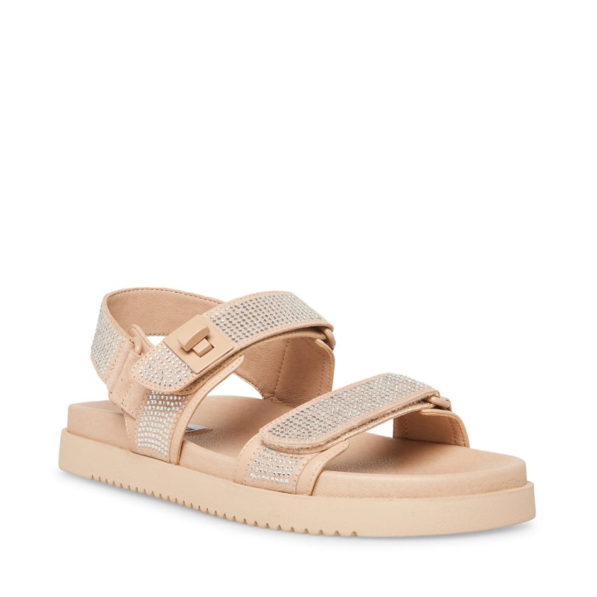 Sandalias de Plataforma Steve Madden Mona-r Mujer Beige | ES WZ048S